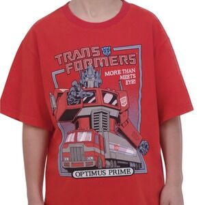 Transformers Optimus Prime Retro T Shirt License Embroider Jr L10/12 Adult XS